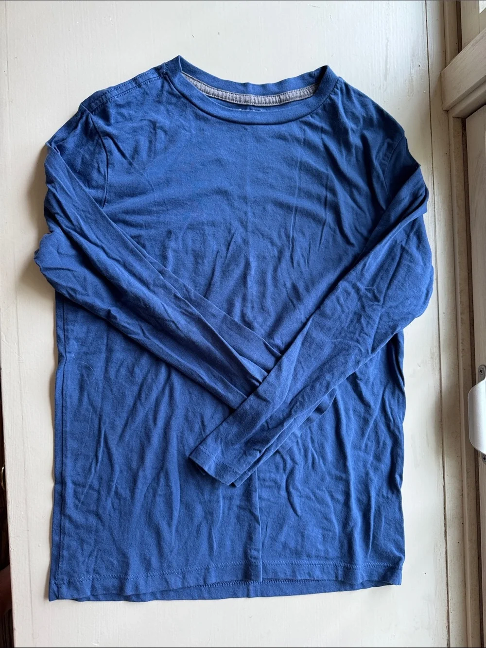 Old Navy Boys' Long-Sleeve Crewneck Tee - Blue